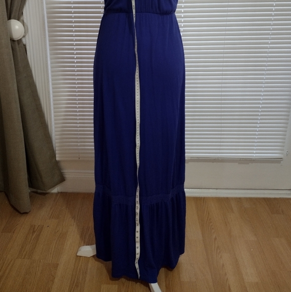 MOSSIMO ROYAL BLUE MAXI DRESS - Picture 8 of 10